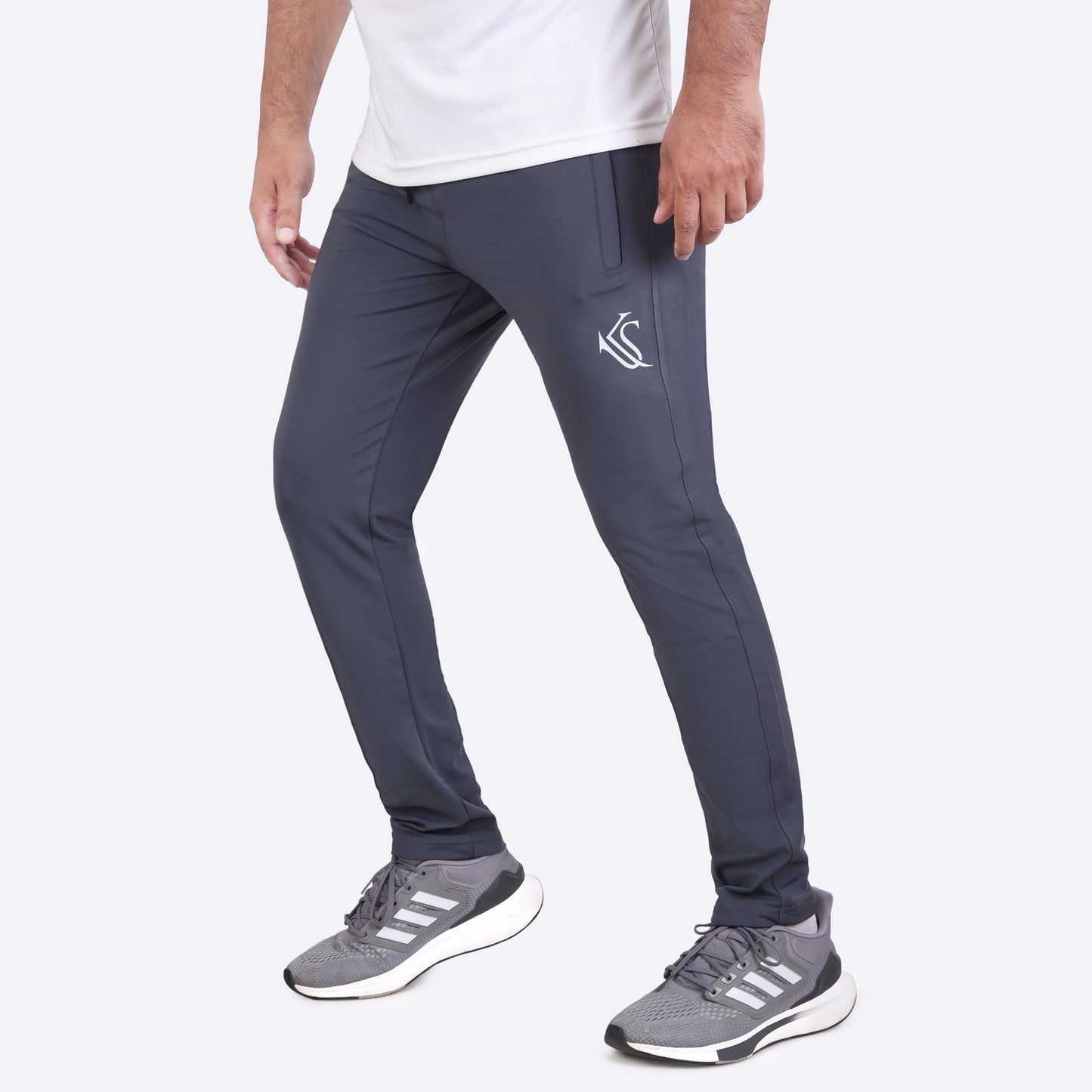 Dark Gray Luxury Dry Fit 4 Way setrach Sports Trouser