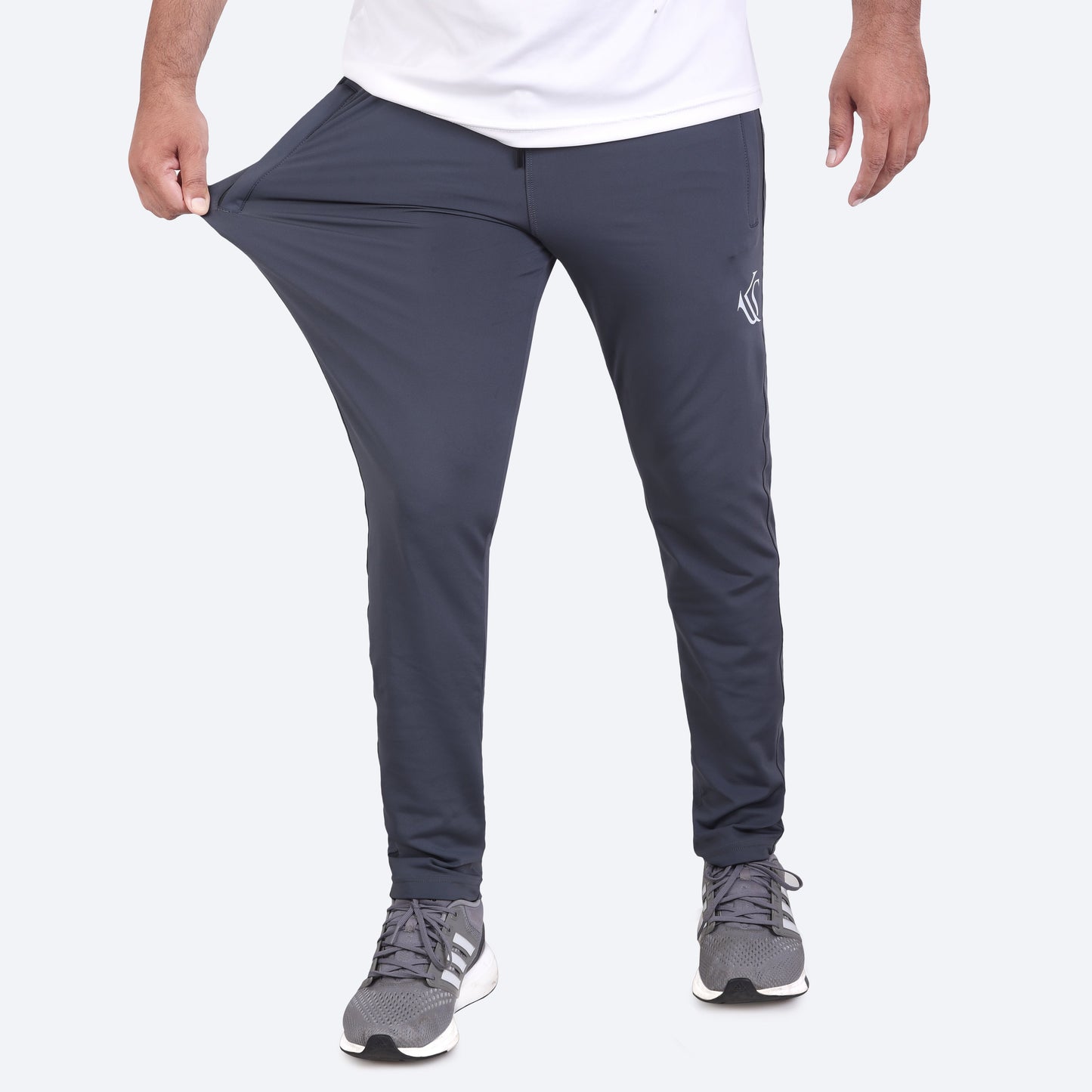 Dark Gray Luxury Dry Fit 4 Way setrach Sports Trouser