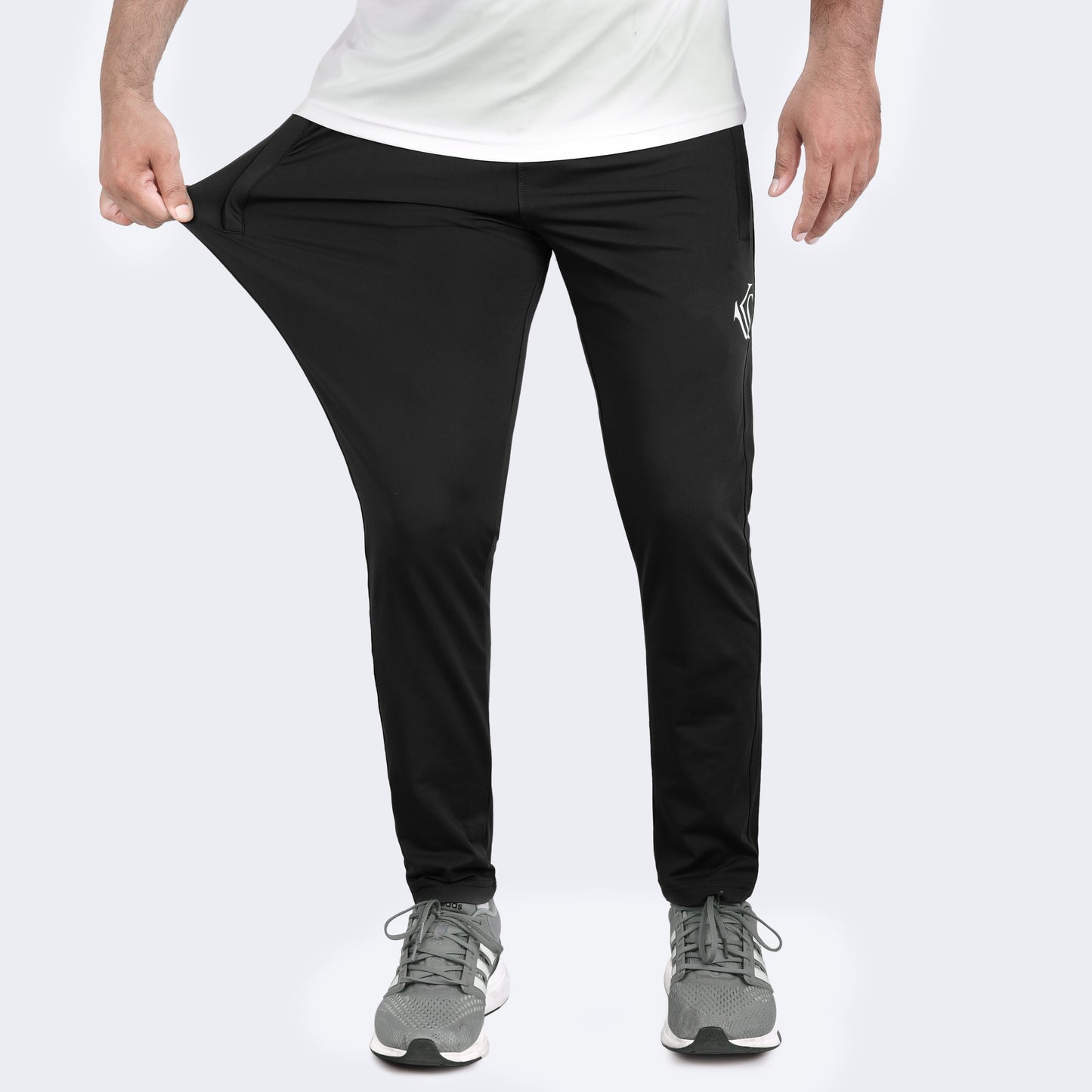 Black Dry Fit Gym Wear Sports Trouser