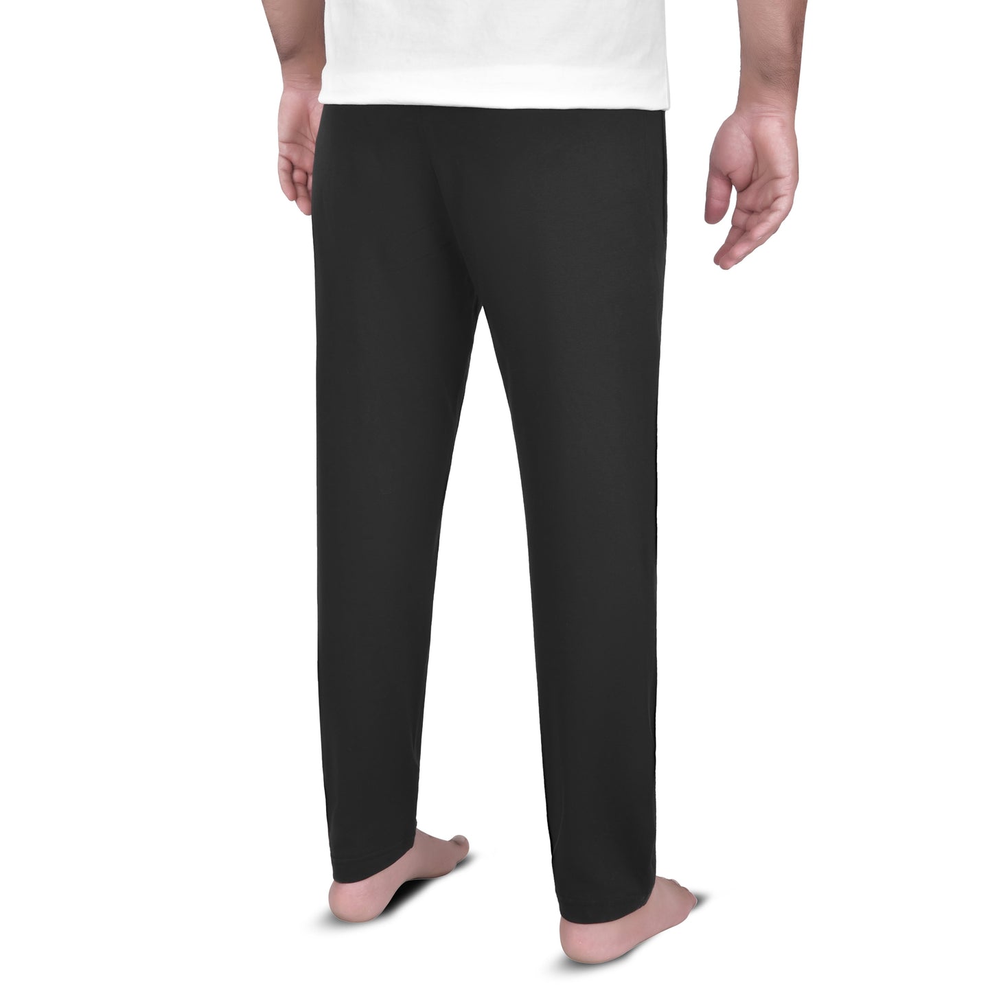 Jet Black Mens Trouser Cotton