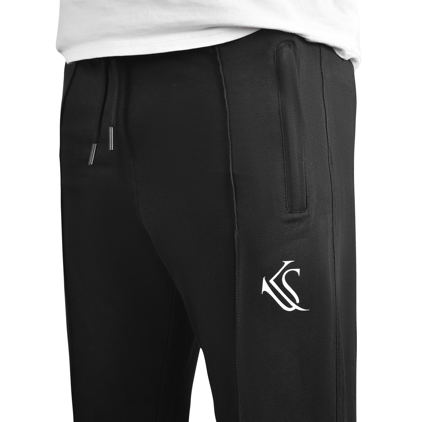 Jet Black Mens Trouser Cotton