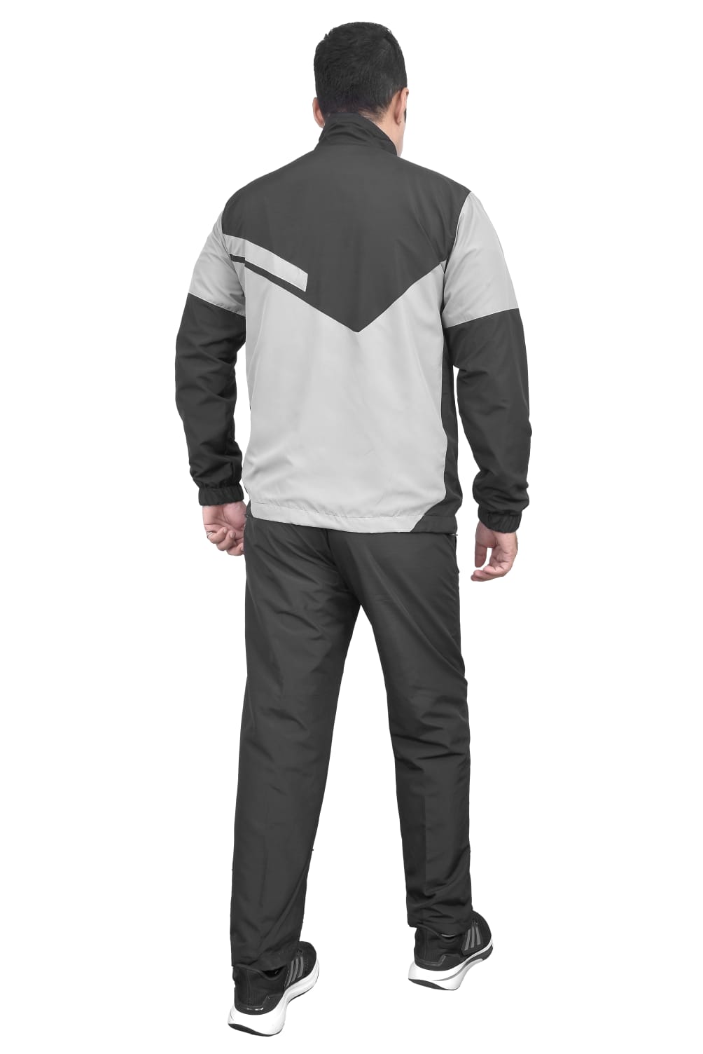 Grey Black Cut Tracksuit
