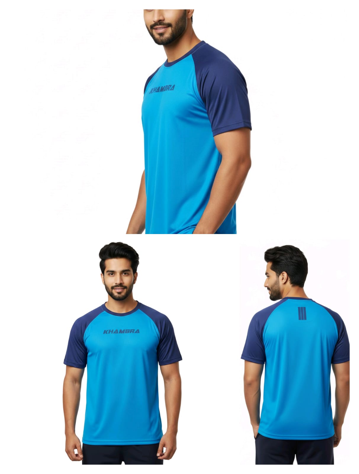 Men's Performance Contrast Raglan T-Shirt | 100% Polyester activewear
