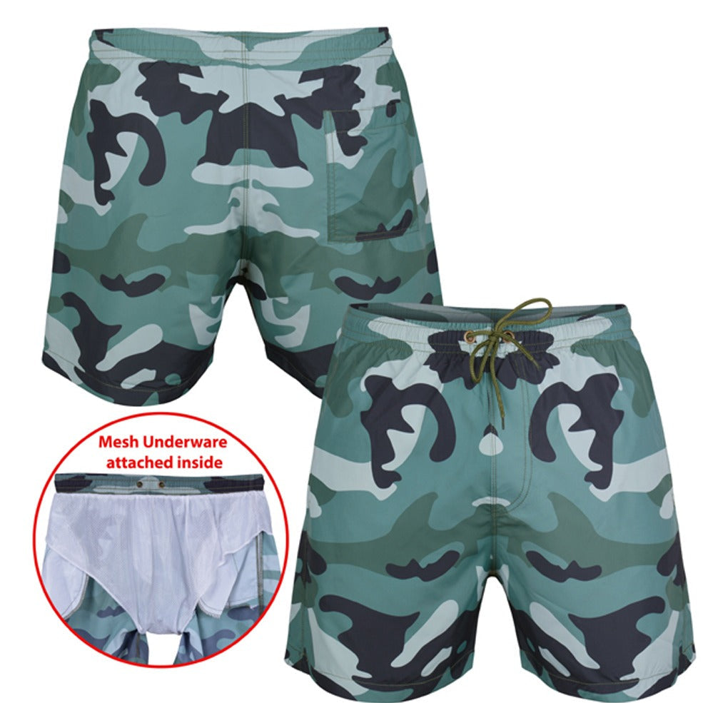 Surf Stride Camouflage Shorts
