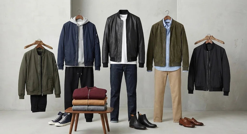 Men's Bomber Jacket Styling 2025