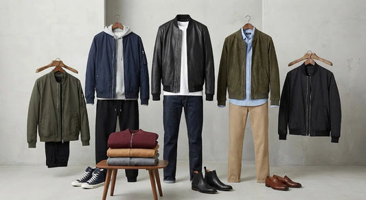Men's Bomber Jacket Styling 2025