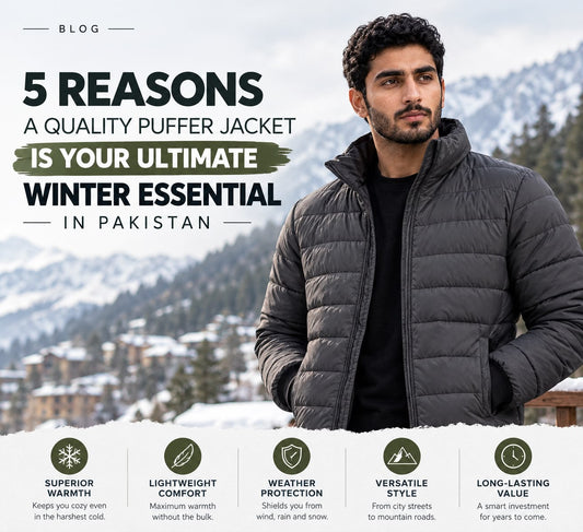 5 Reasons a Quality Puffer Jacket Is Your Ultimate Winter Essential in Pakistan