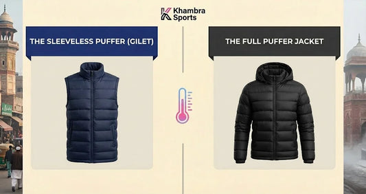 sleeveless vs full puffer jacket