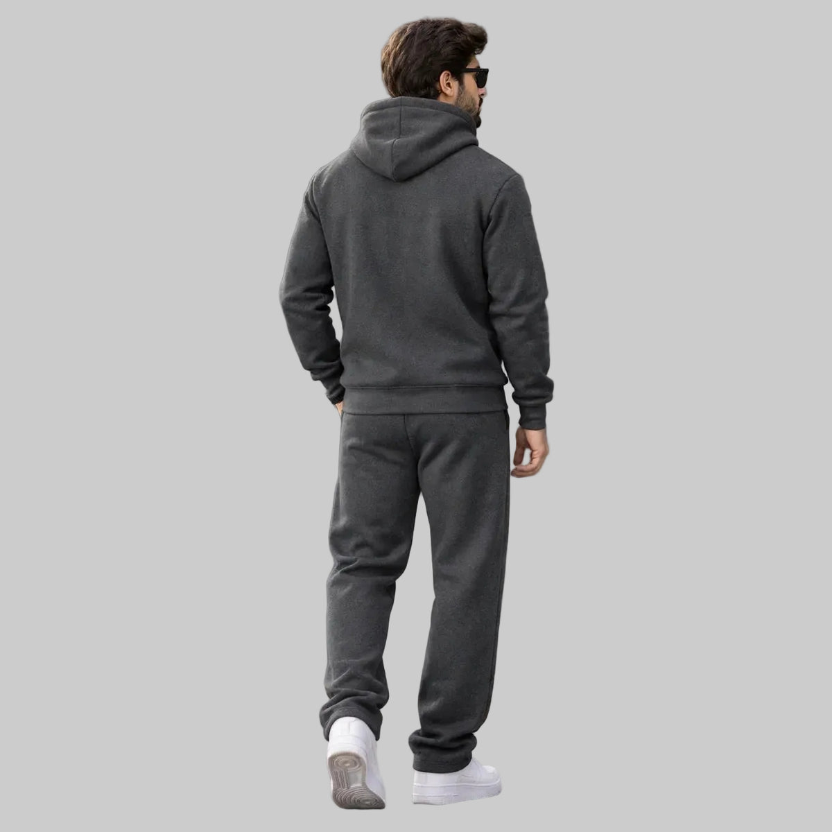 Charcoal Grey Premium 360 GSM Fleece Tracksuit