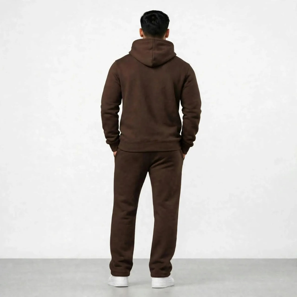 Chocolate Brown Premium 360 GSM Fleece Tracksuit
