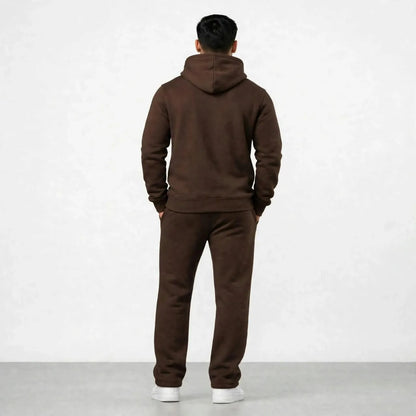 Chocolate Brown Premium 360 GSM Fleece Tracksuit