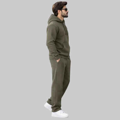 Olive Green Premium 360 GSM Fleece Tracksuit