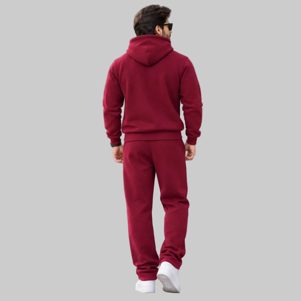 Maroon Premium 360 GSM Fleece Tracksuit