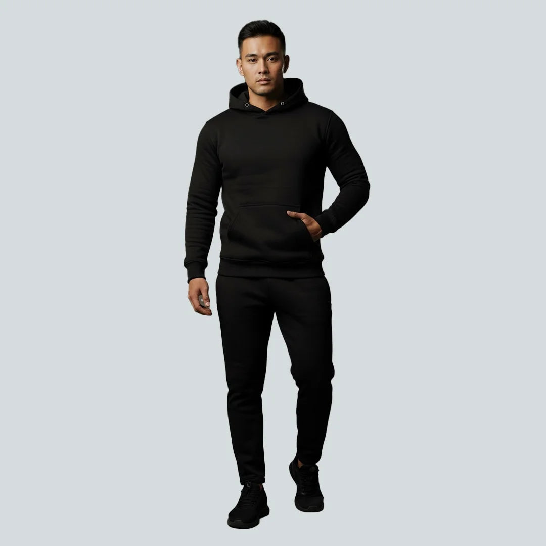 tracksuit black hoodie 