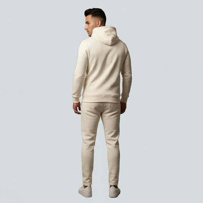 Premium Men's Athletic Off-White Hoodie