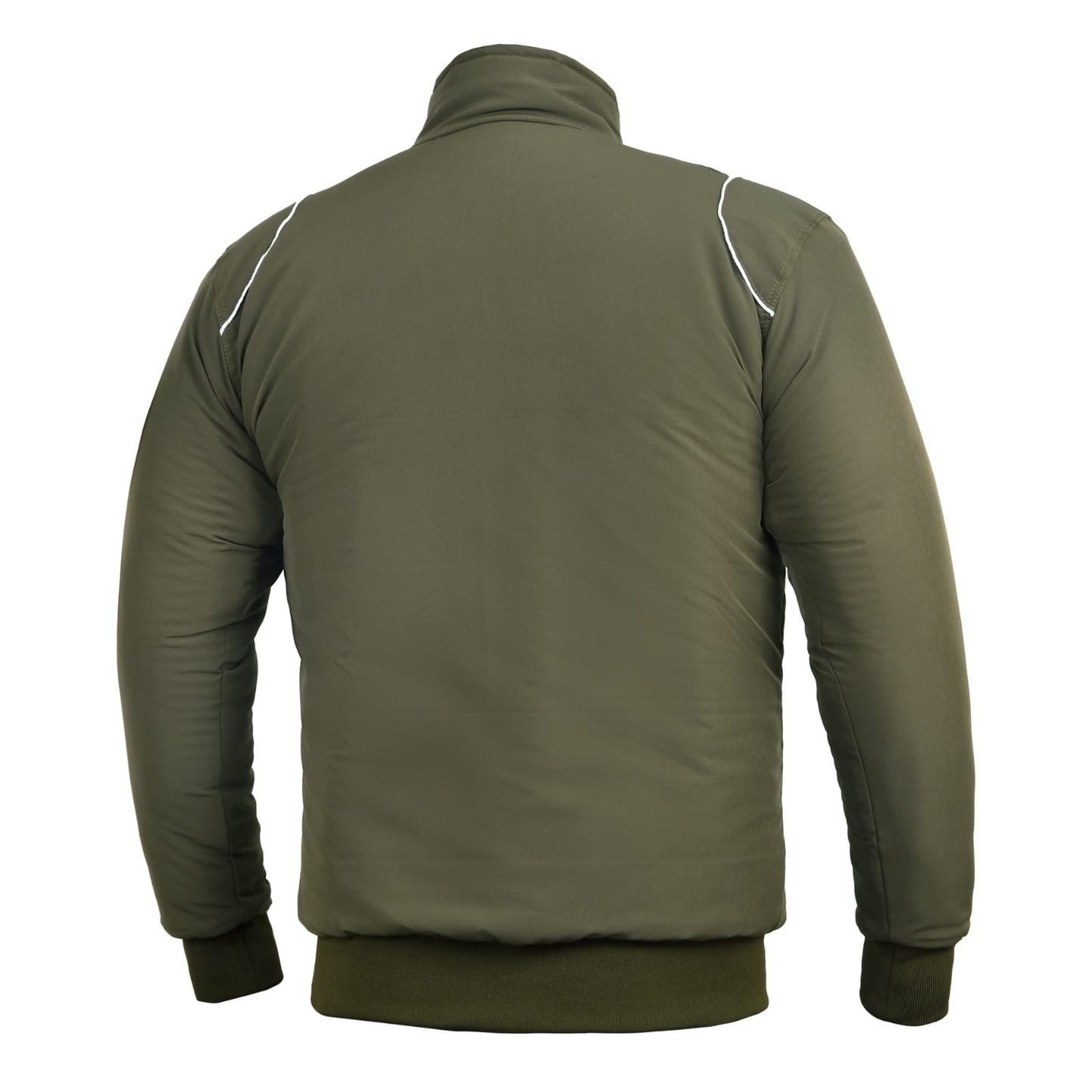 olive green two tone jacket