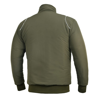 olive green two tone jacket