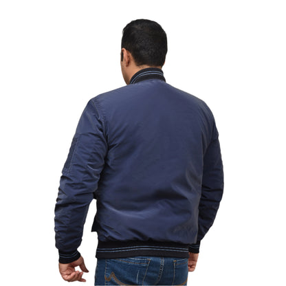 mens utility nvy blue jacket