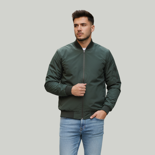 Olive Green Bomber Jacket for Men Pakistan