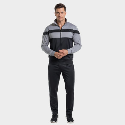 Allure Fit  Charcoal Men Tracksuit
