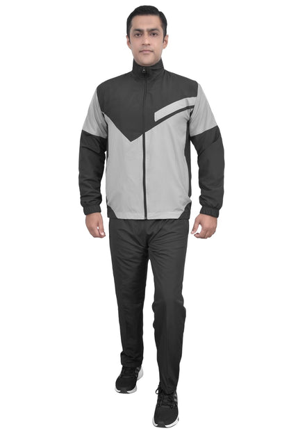 Grey Black Cut Tracksuit