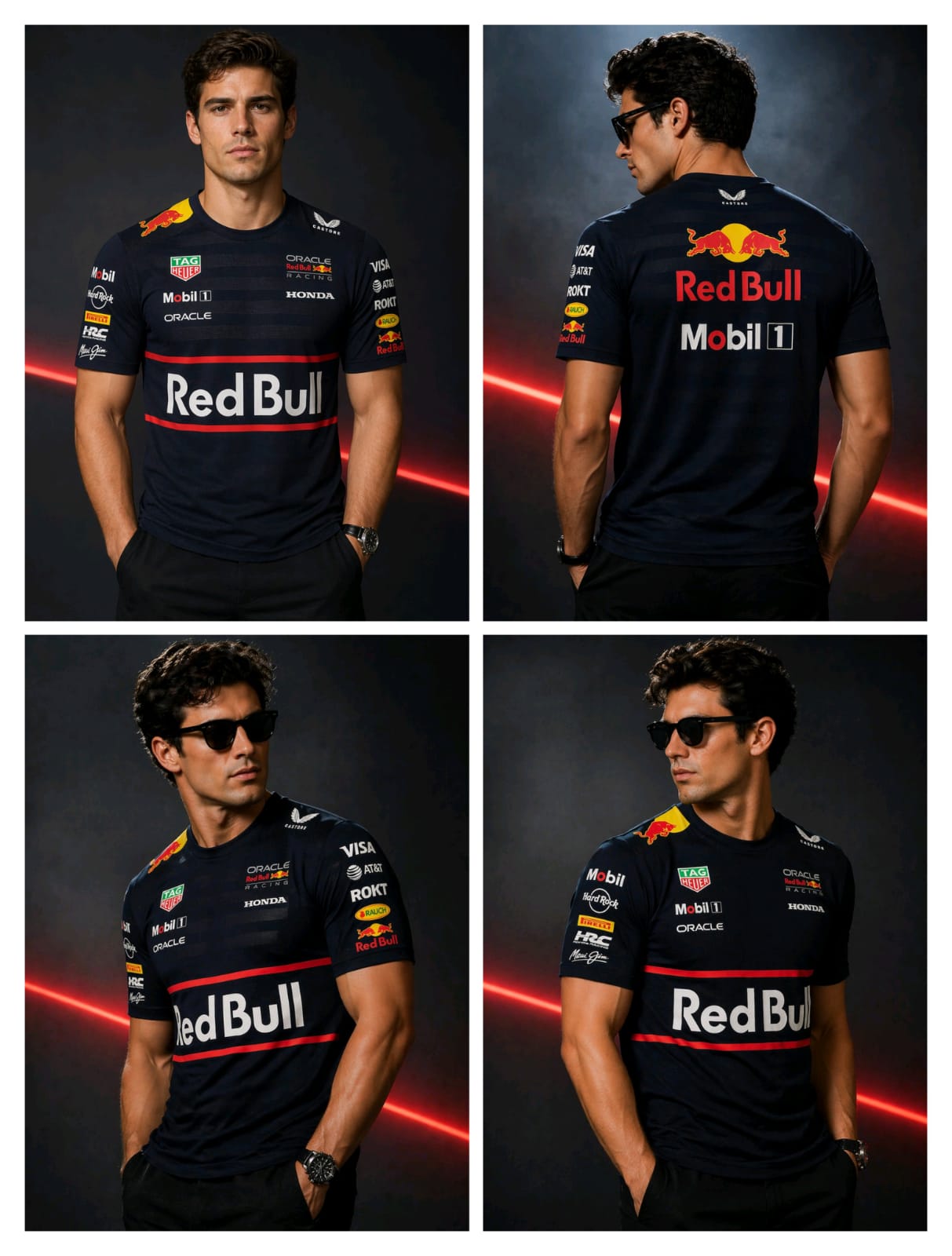 Clean & Bulleted Red Bull T Shirt