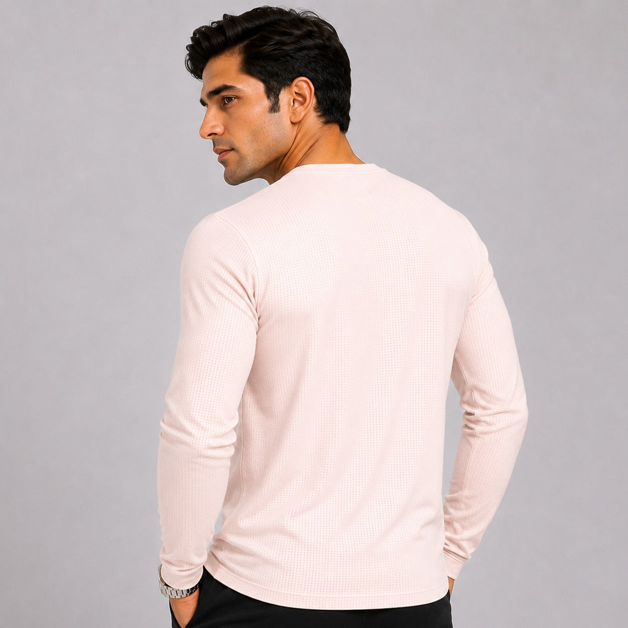 Aesthetic Men's Full Sleeve Dry Fit T-Shirt