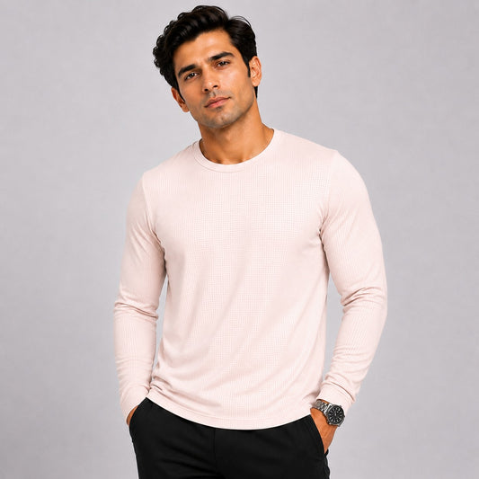 Aesthetic Men's Full Sleeve Dry Fit T-Shirt