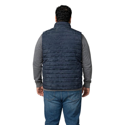 Men’s Navy Blue Camouflage Puffer Jacket