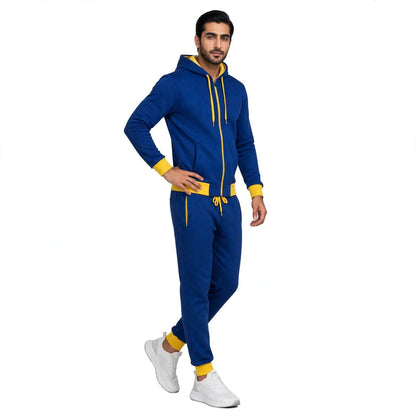 Men's royal blue Fleece Tracksuit