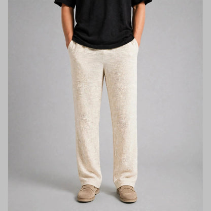 Men’s Lightweight Crushed Baggy Trousers