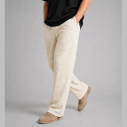 Men’s Lightweight Crushed Baggy Trousers