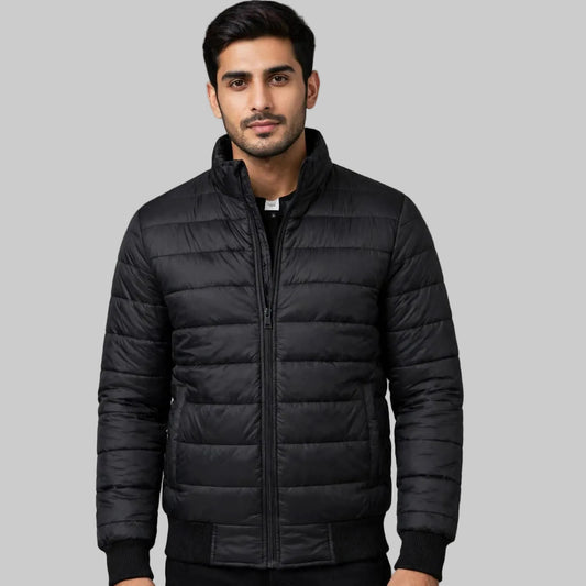 Men's Black Puffer Jacket