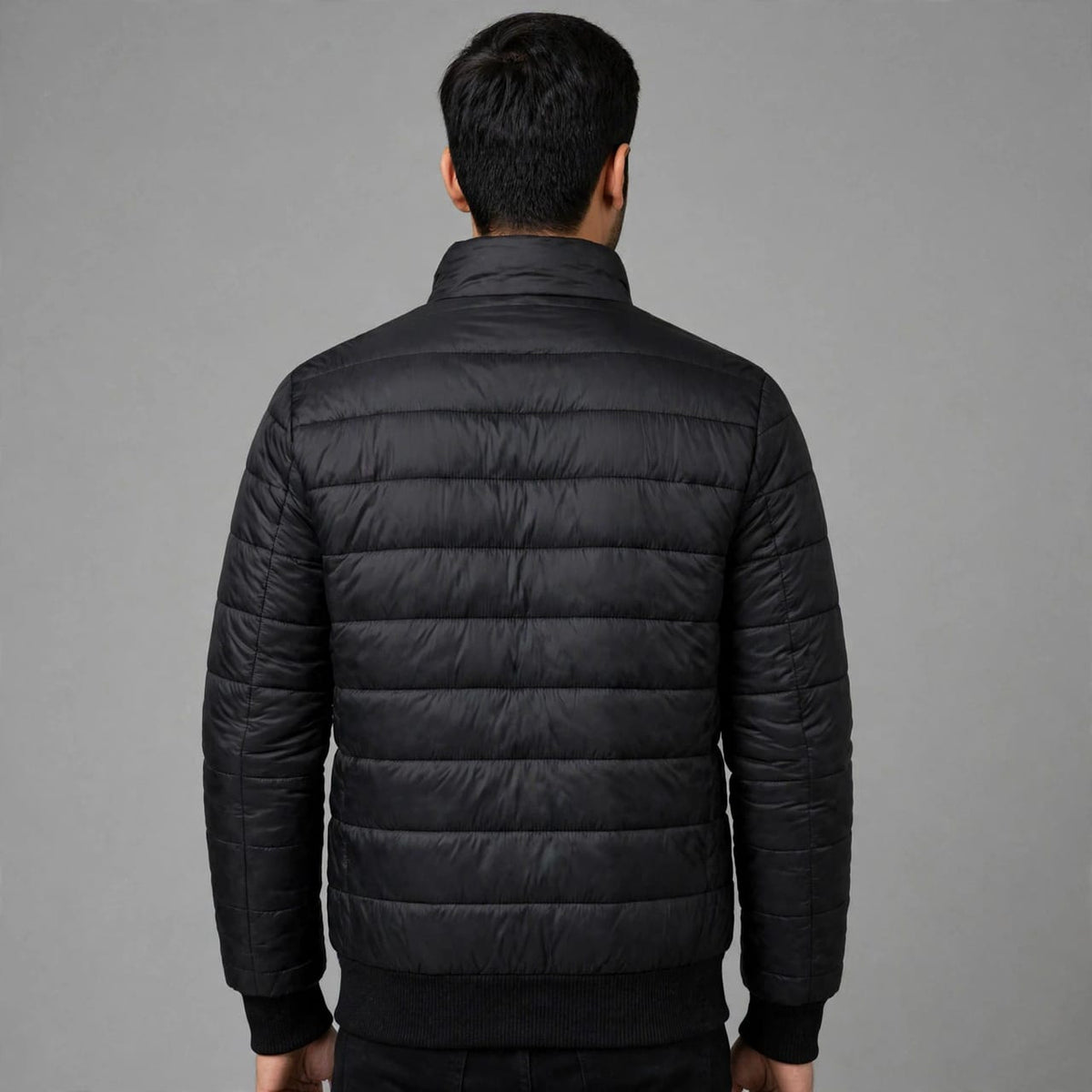 Men's Black Puffer Jacket