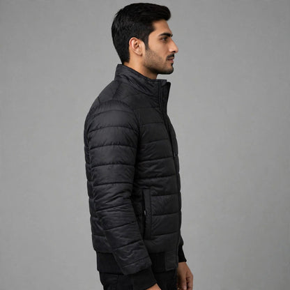 Men's Black Puffer Jacket
