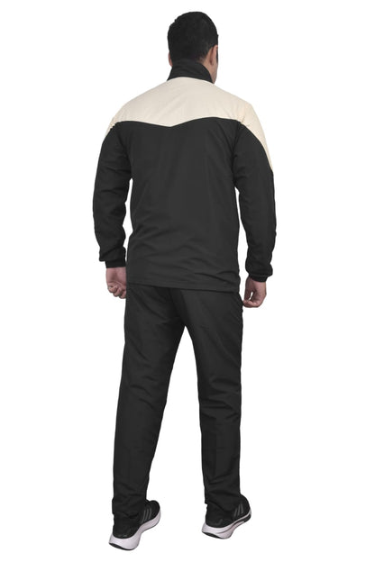 Olive Grey Cut Mens Tracksuit
