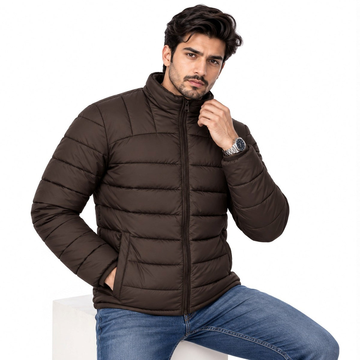 Khambra Espresso Puffer Jacket