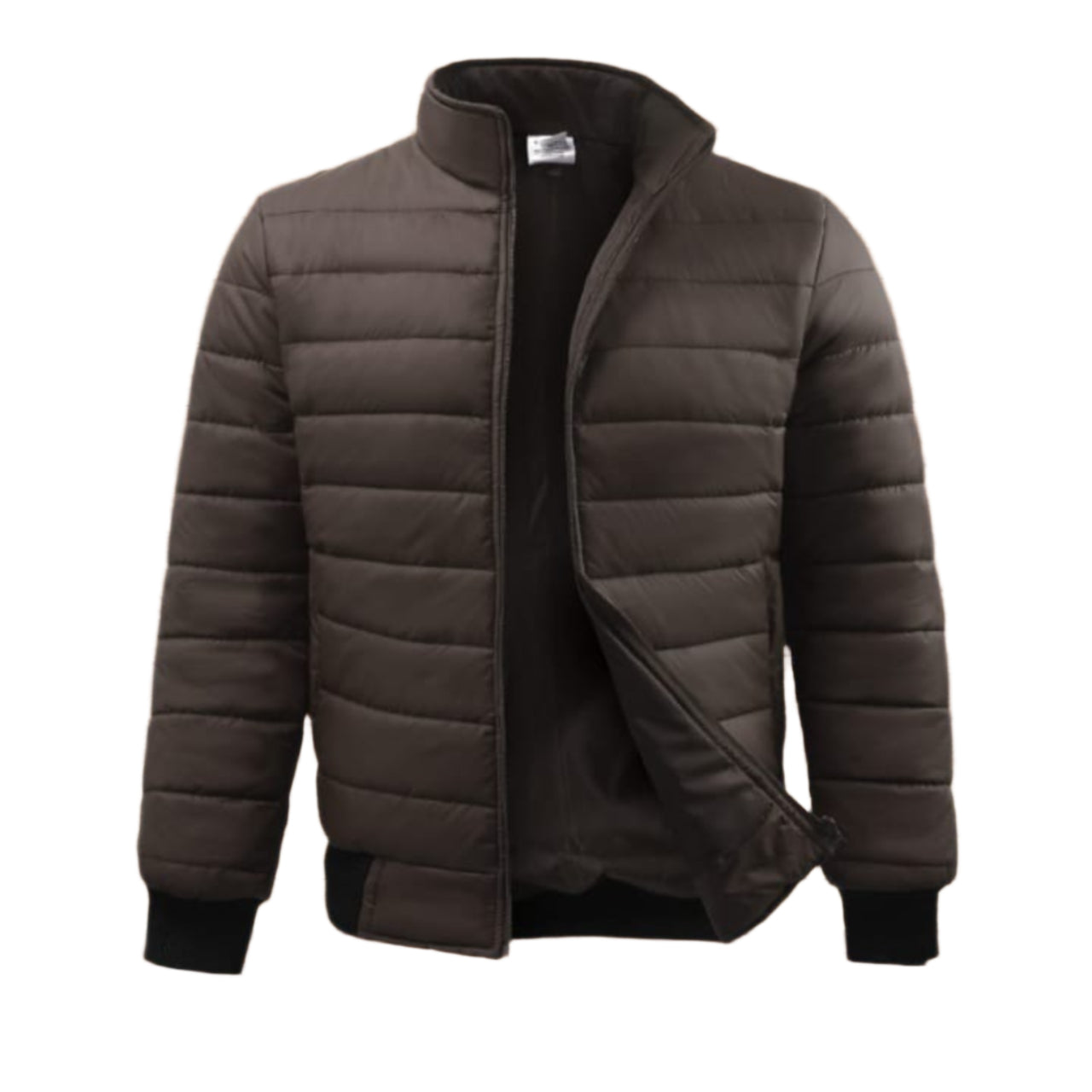Men's Dark Brown Puffer Jacket