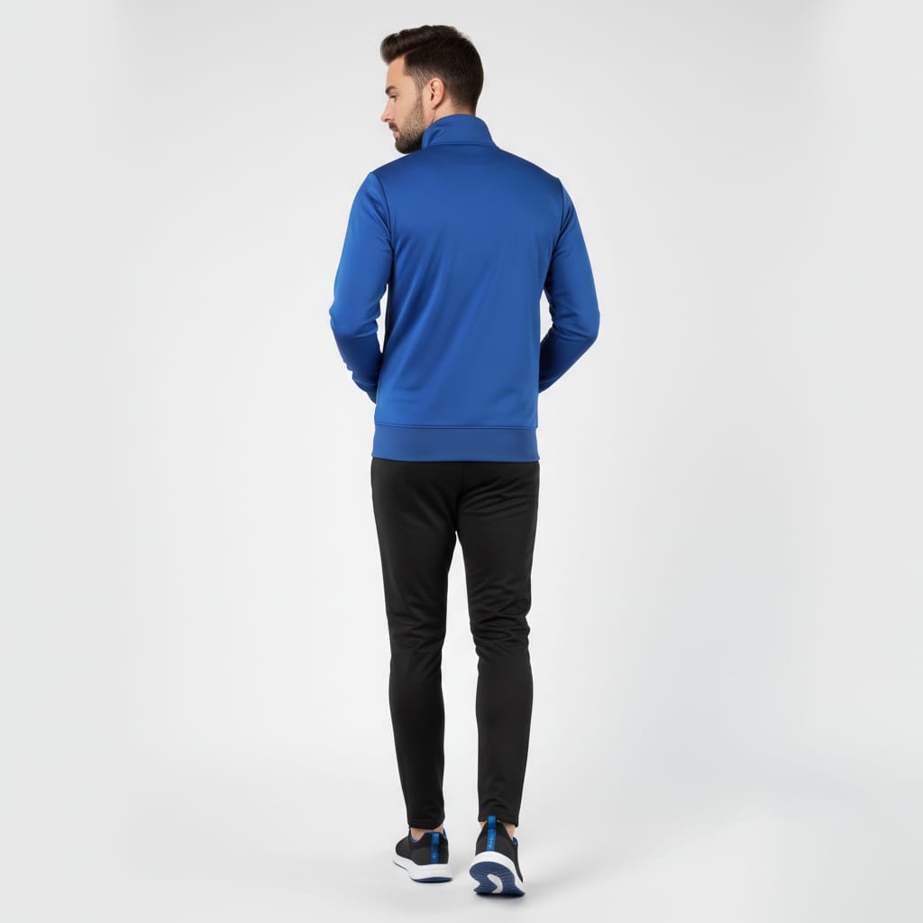 royal blue athletic tracksuit for men