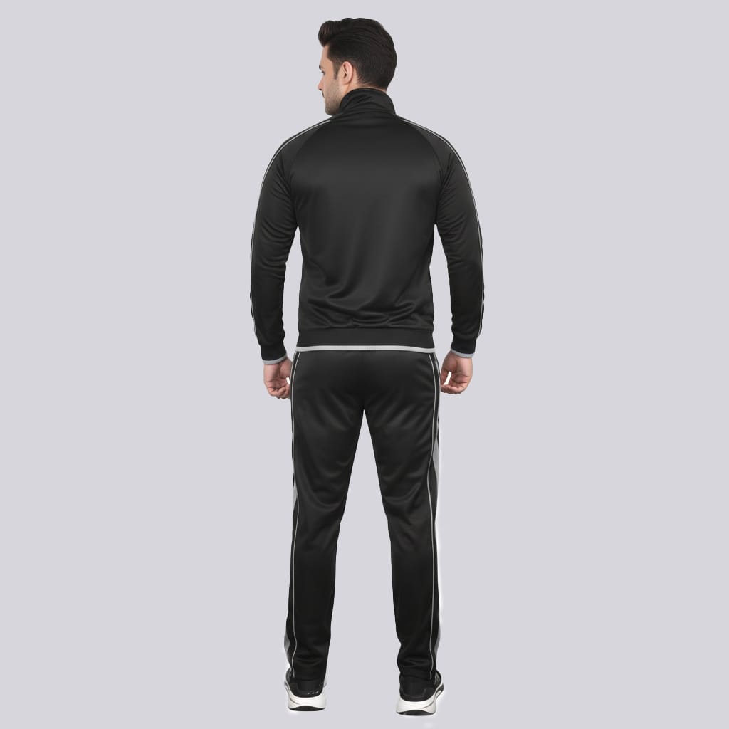 Khambra Sports black training tracksuit