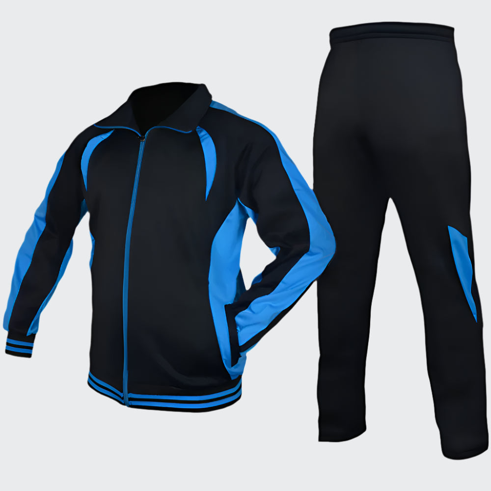 Mens Tracksuit black and blue