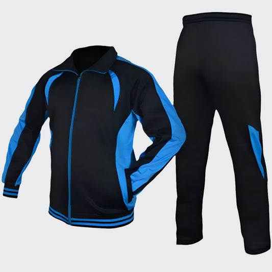 Mens Tracksuit black and blue