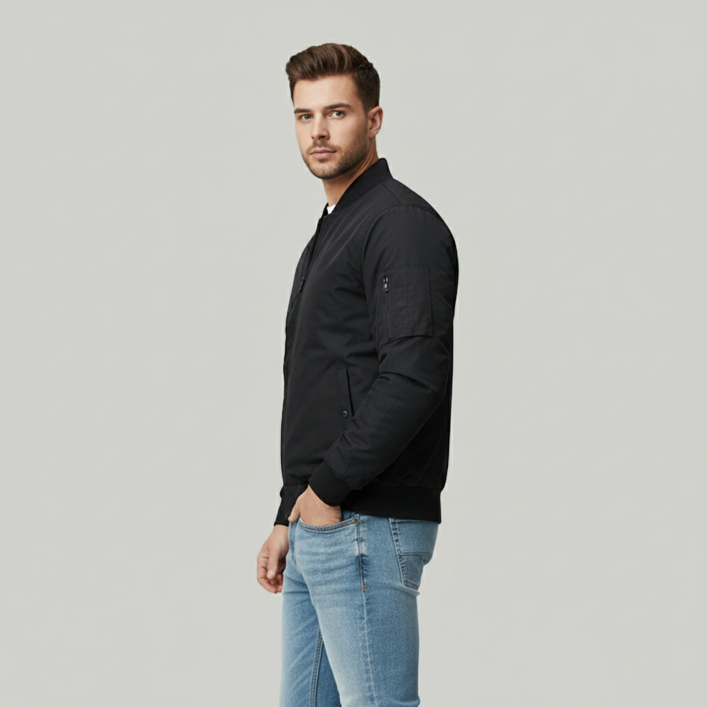 Black Bomber For Mens
