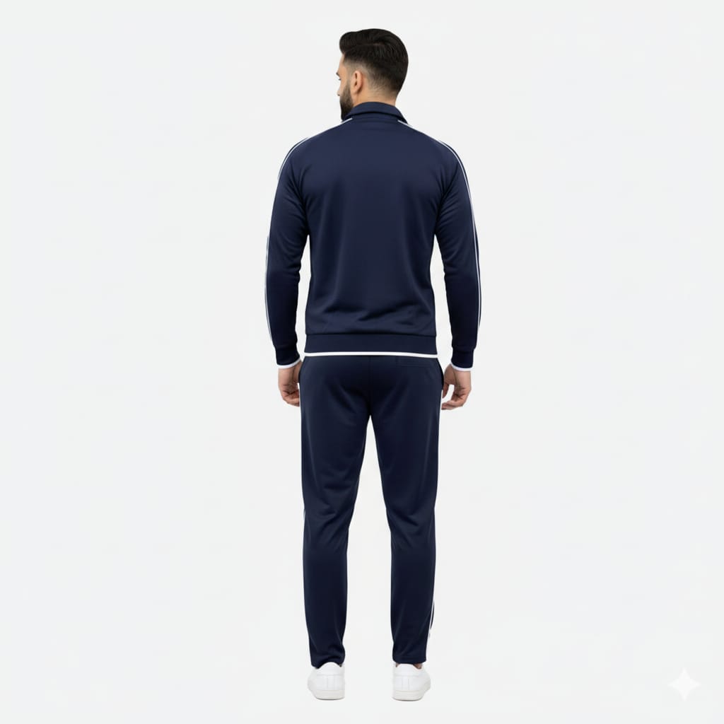 Navy blue tracksuit