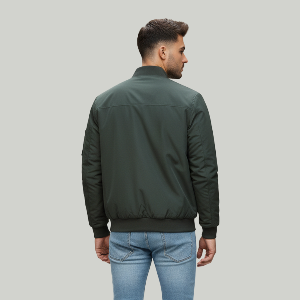Olive Bomber For Mens