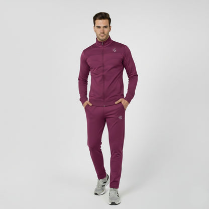 maroon tracksuit