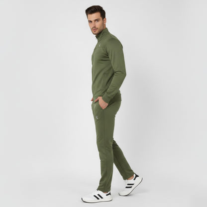 mens olive green tracksuit
