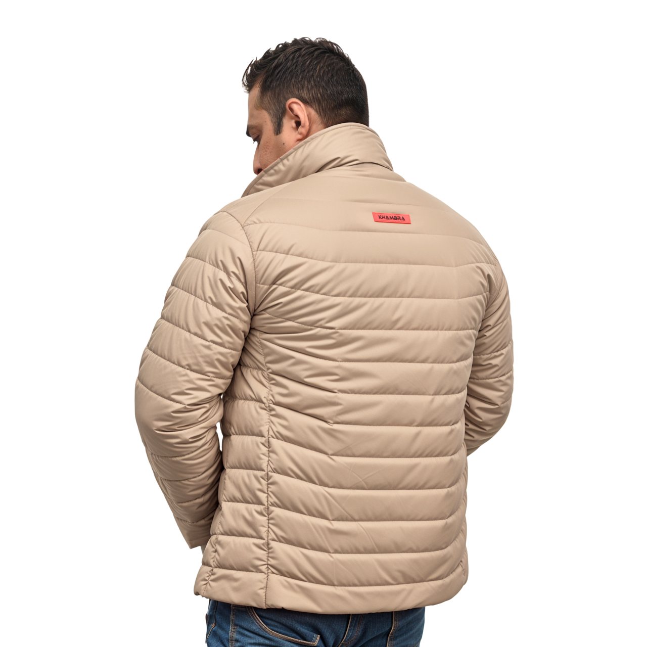 men's beige jacket