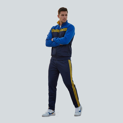 Khambra men's navy and royal blue tracksuit