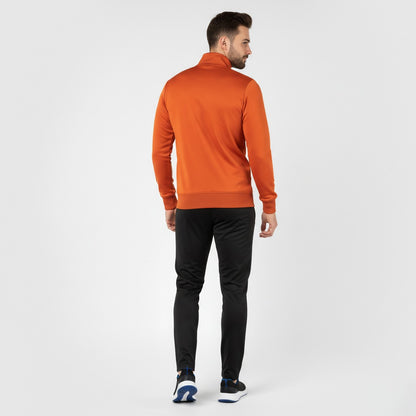 Performance-driven orange training tracksuit